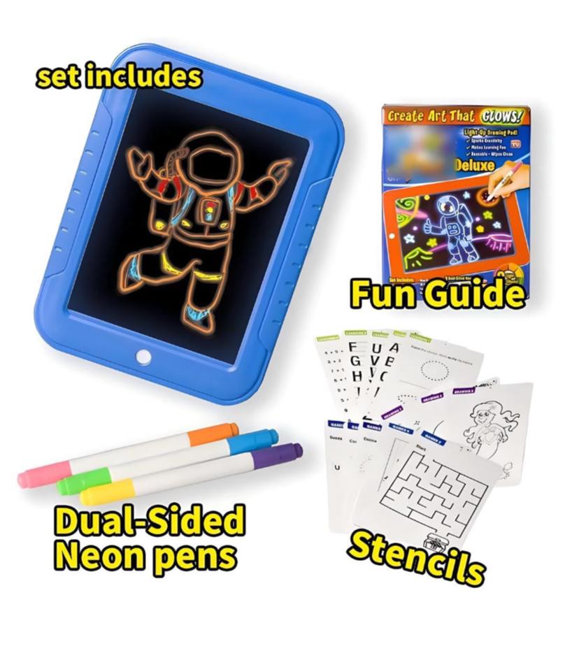 3D Magic Drawing Pad – Create, Draw &amp; Glow!&nbsp;